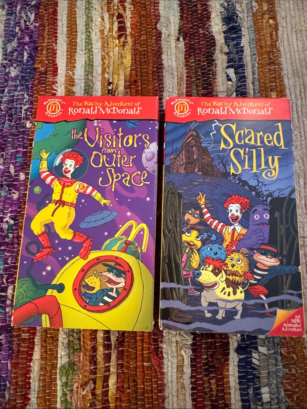 Ronald McDonald Kids VHS Set of 2 videos in very good condition.
